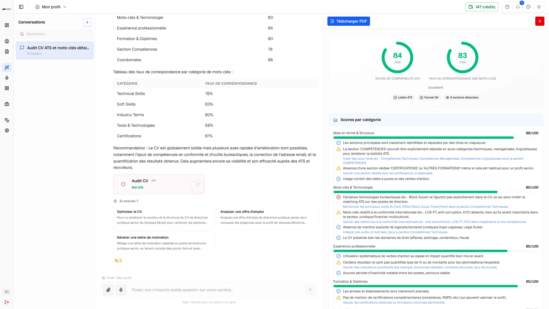 Audit ATS en temps réel