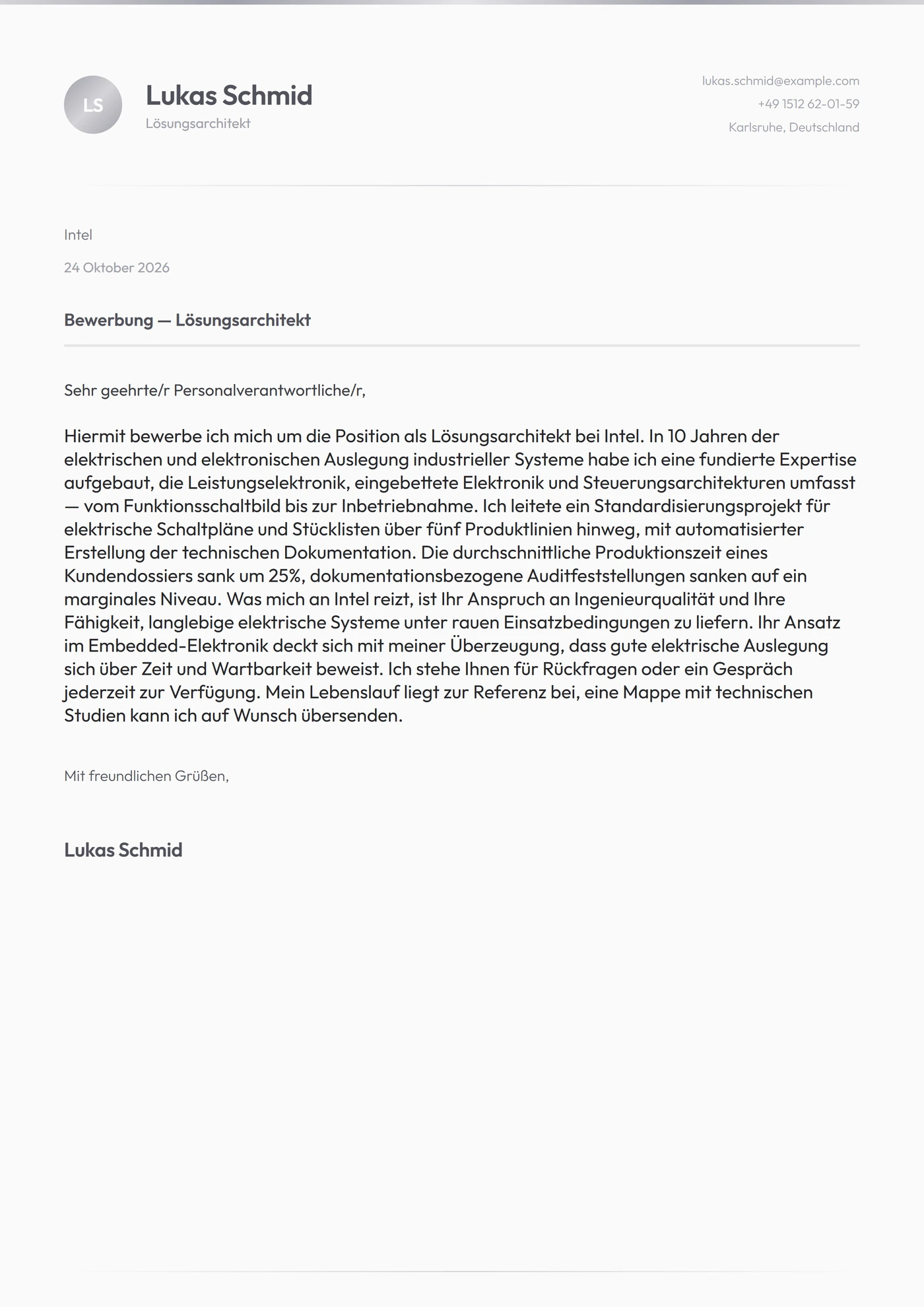 Quecksilber — Anschreiben-Vorlagen