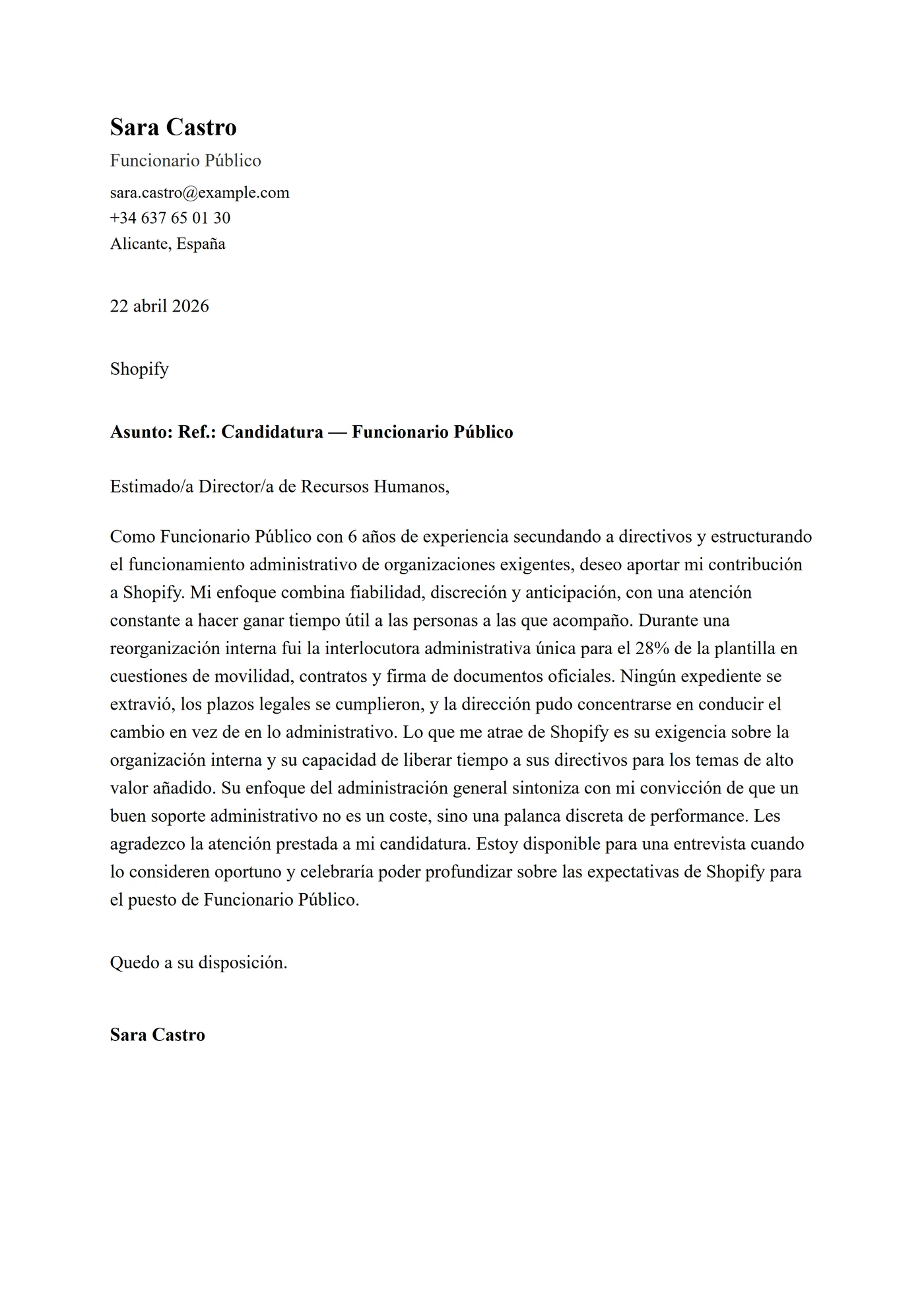 ATS Times — Plantillas de cartas de presentación
