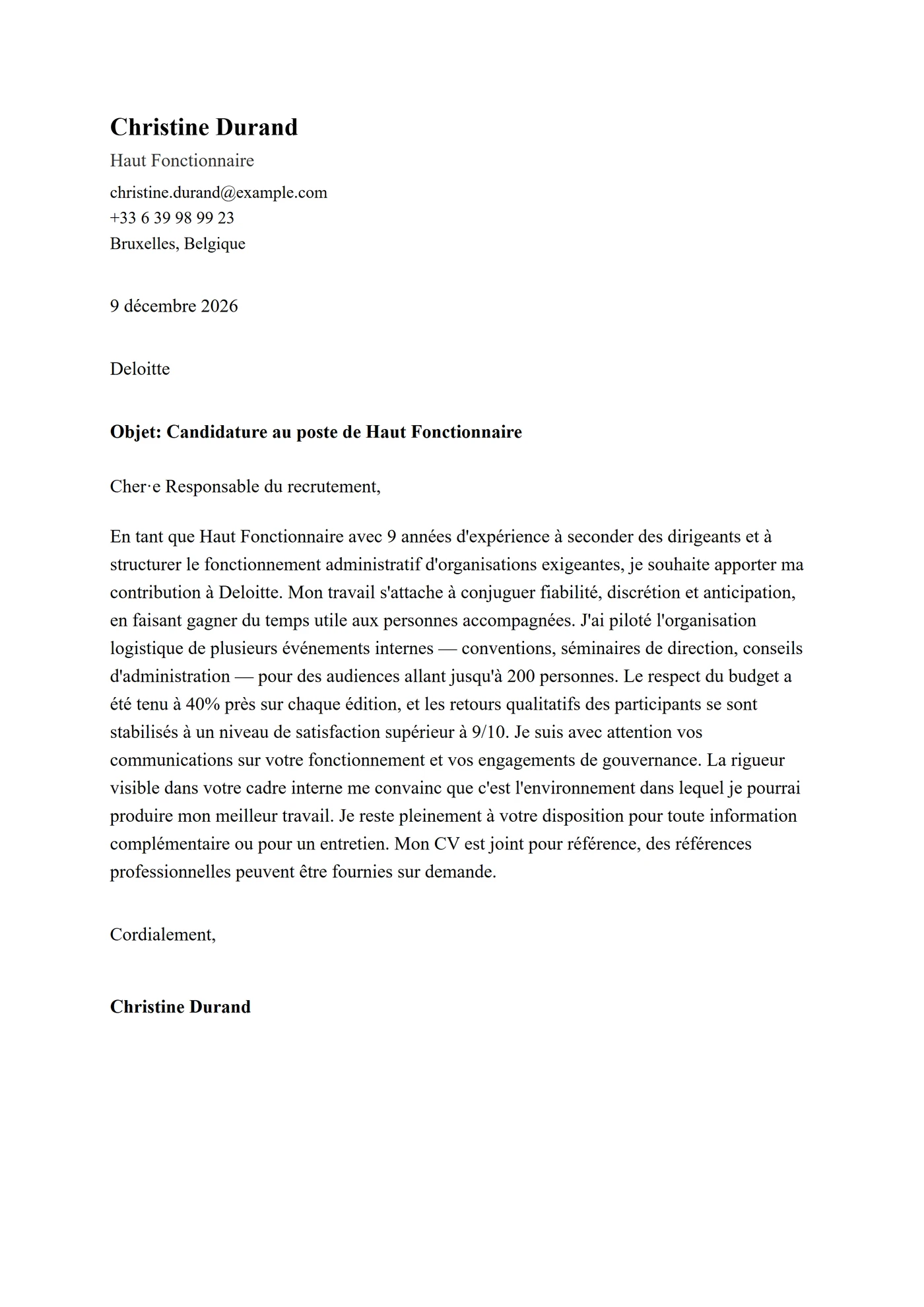 ATS Times — Modèles de lettres de motivation