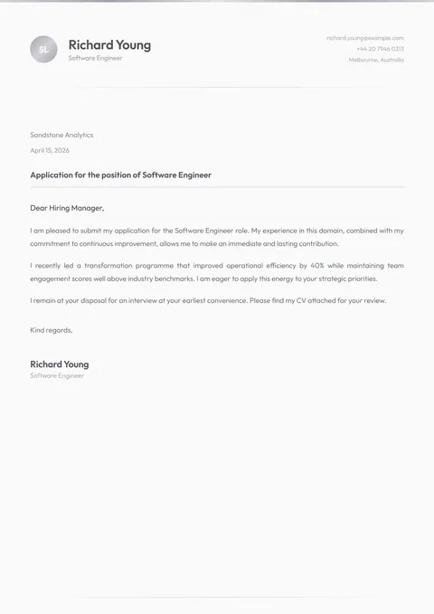 Quecksilber Silber — Anschreiben-Vorlagen