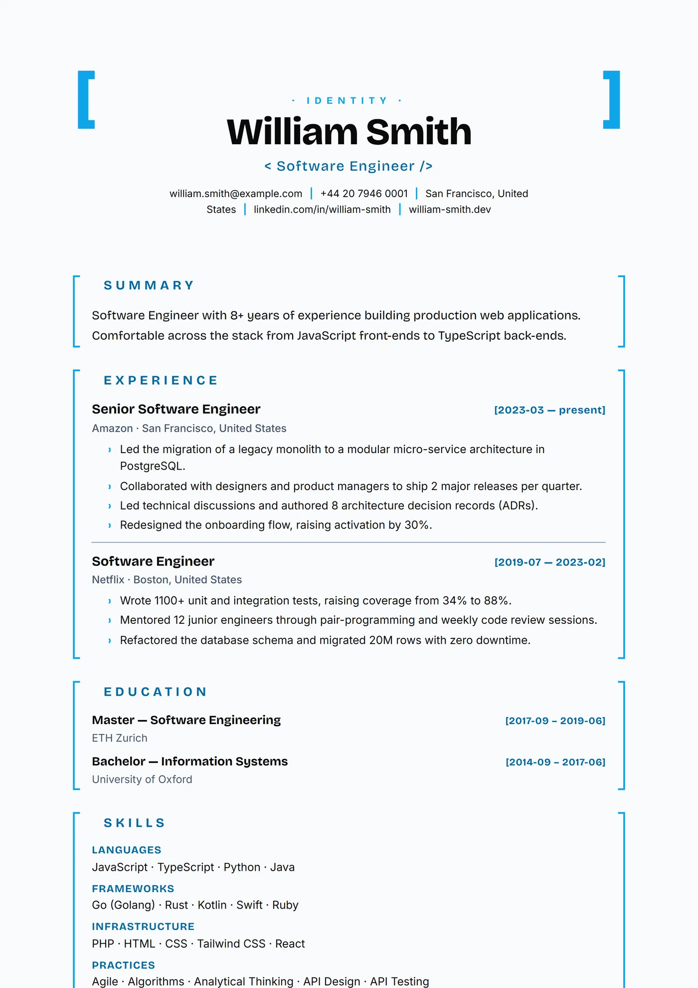 ATS Crochets — Modèles de CV