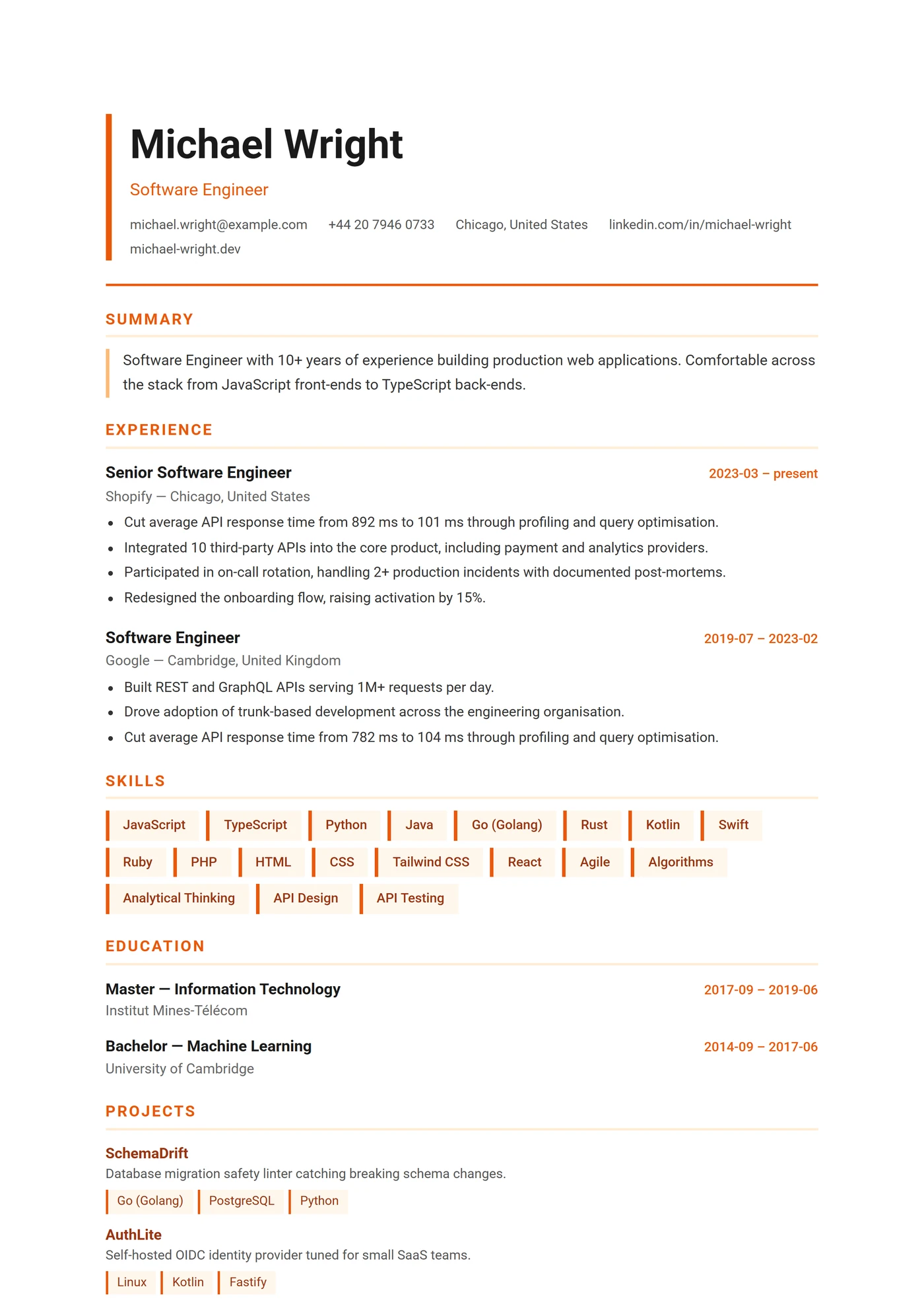 ATS Logistique — Modèles de CV