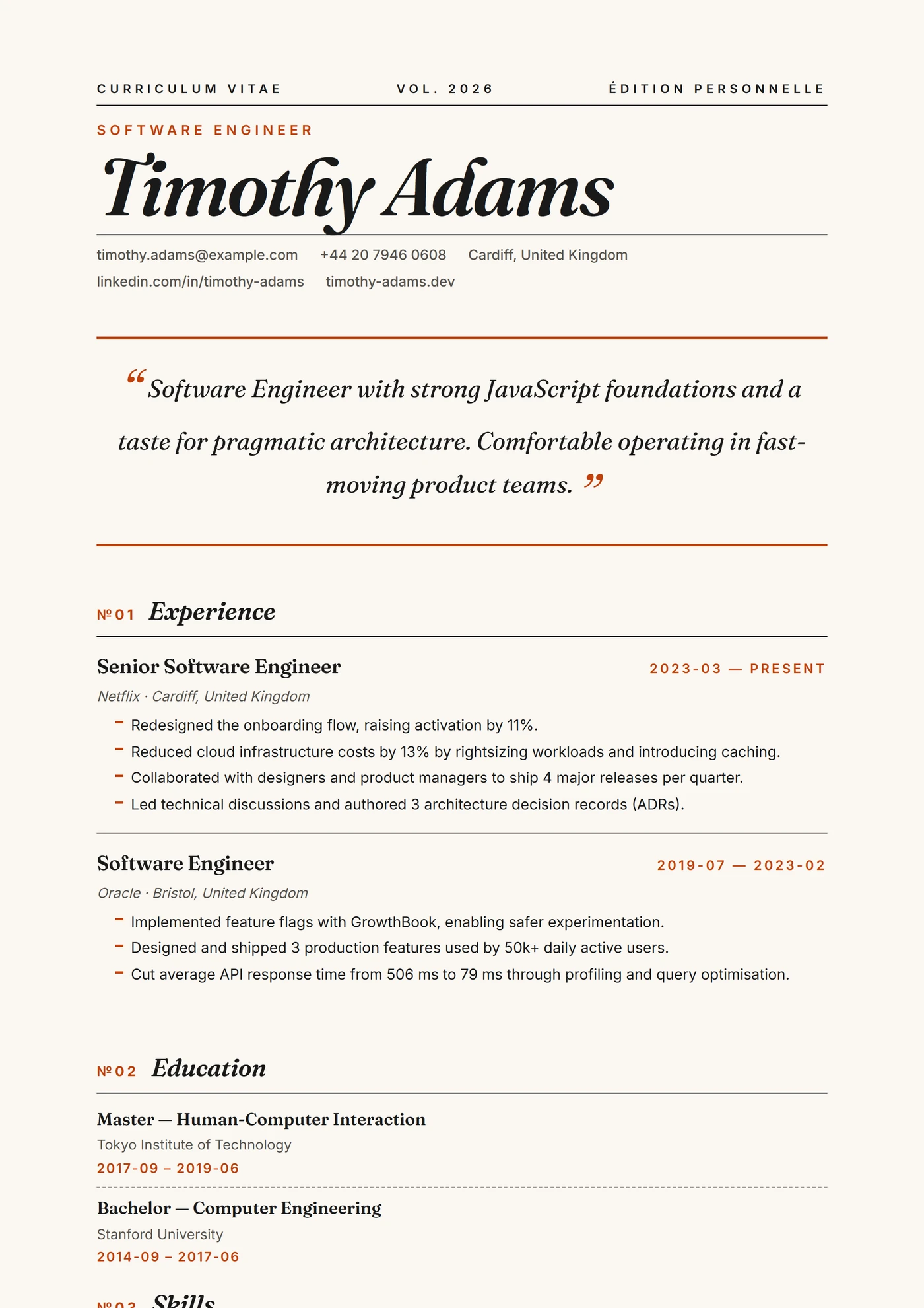 ATS Magazine — Modèles de CV
