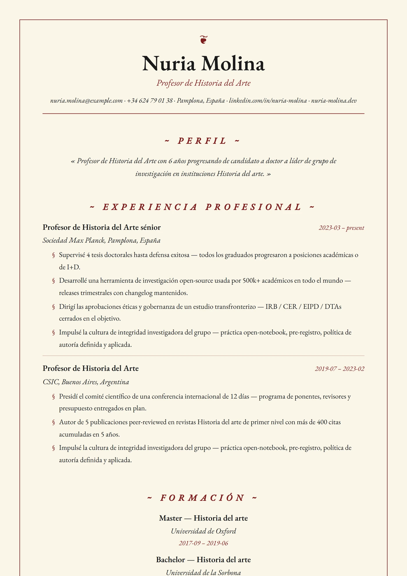 Clásico Pergamino — Plantillas de CV